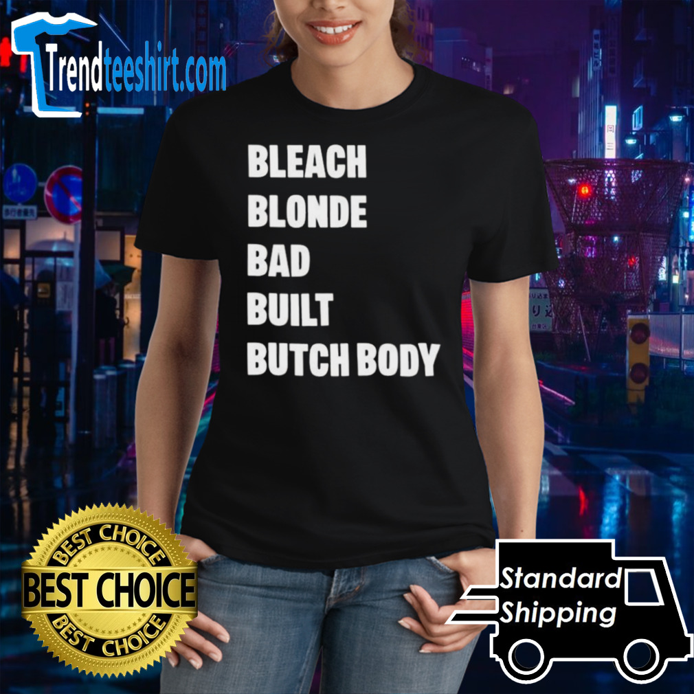 Jasmine Crockett Wearing Bleach Blonde Bad Built Butch Body T Shirt