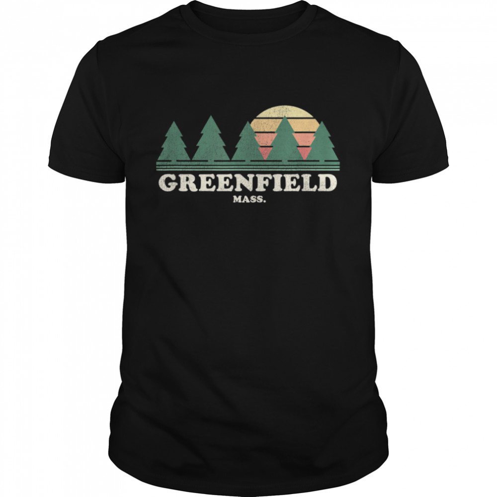Greenfield MA Vintage Throwback  Classic Men's T-shirt