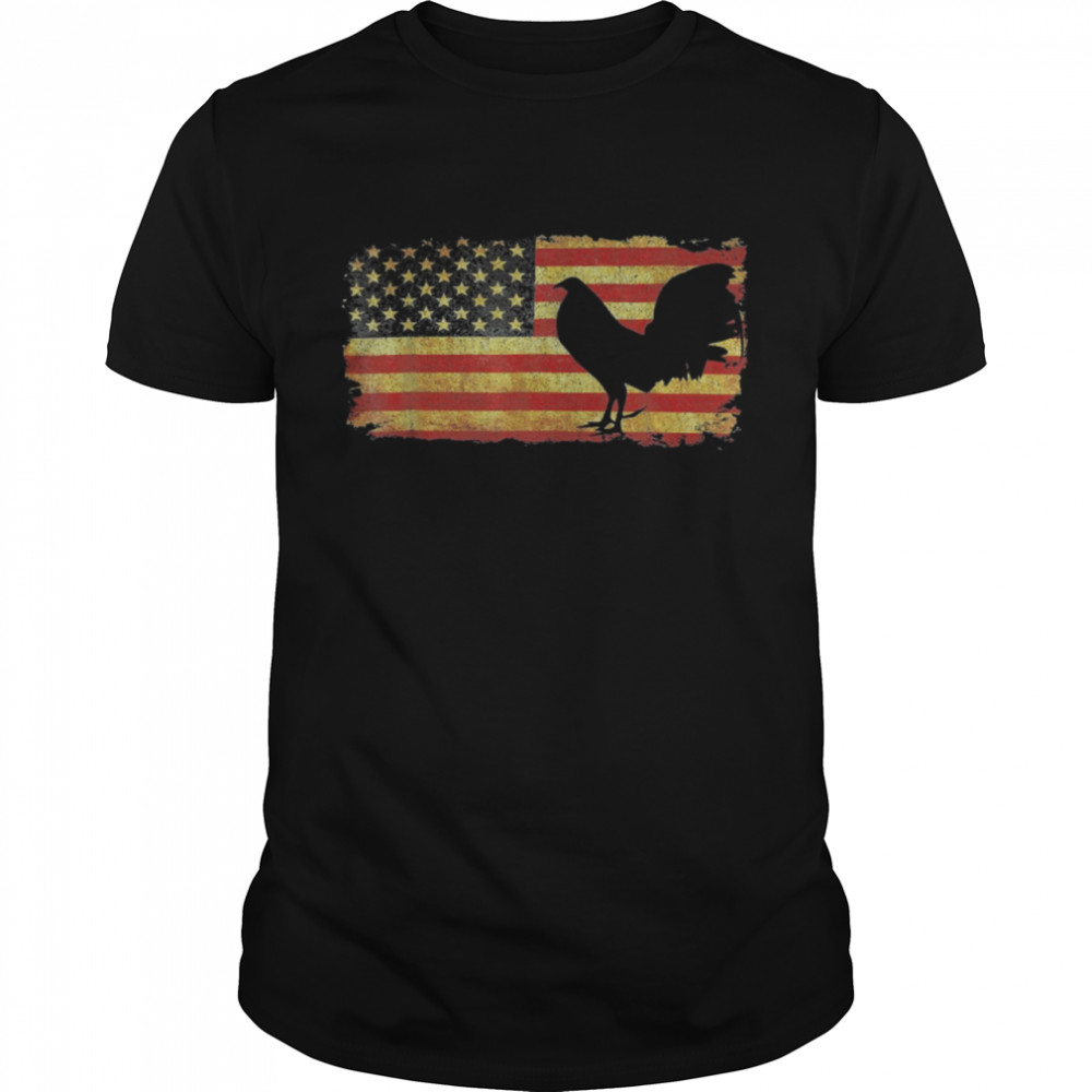 Chicken American Flag 2021 shirt