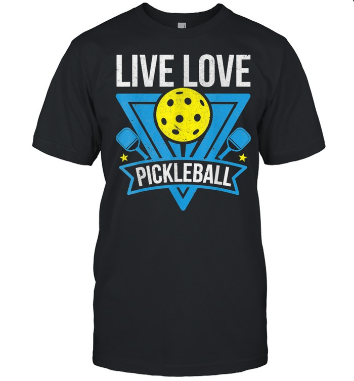 Pickleball Player Paddle Retirement Live Love Pickleball shirt Classic Men's T-shirt