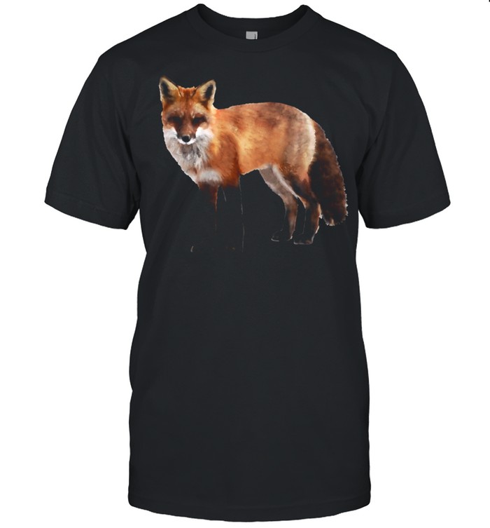 Watercolor fox wildlife painting illustration Shirt