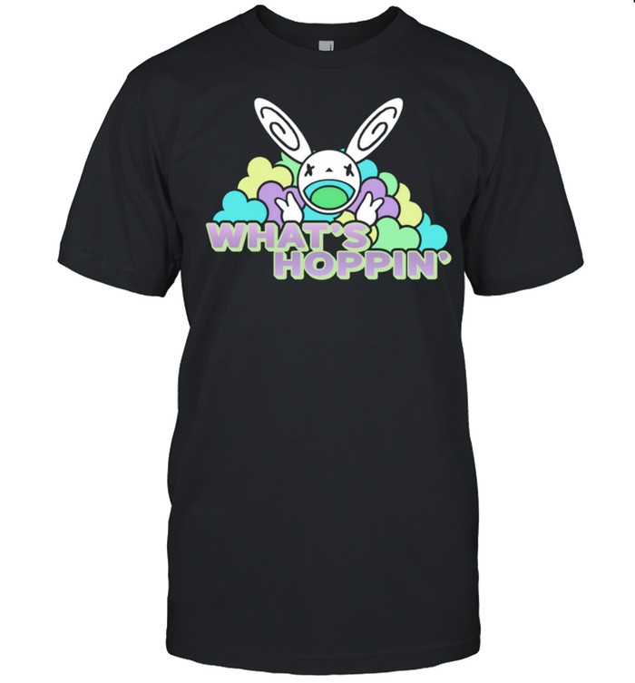 Whats Hoppin Kawaii Easter Holiday Bunny Cute Anime Pastel shirt