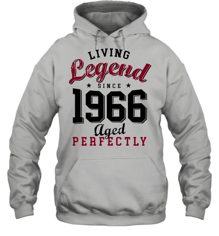 55th Birthday Living Legend Born in 1966 55 years old Unisex Hoodie