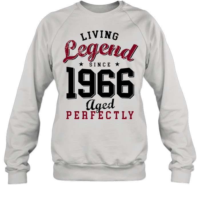 55th Birthday Living Legend Born in 1966 55 years old Unisex Sweatshirt