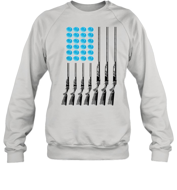 American Flag Trap Shooting Skeet Sport shirt Unisex Sweatshirt