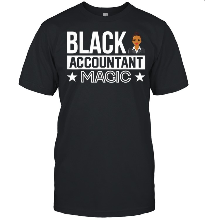 Black Accountant Magic Numbers Tax Season shirt