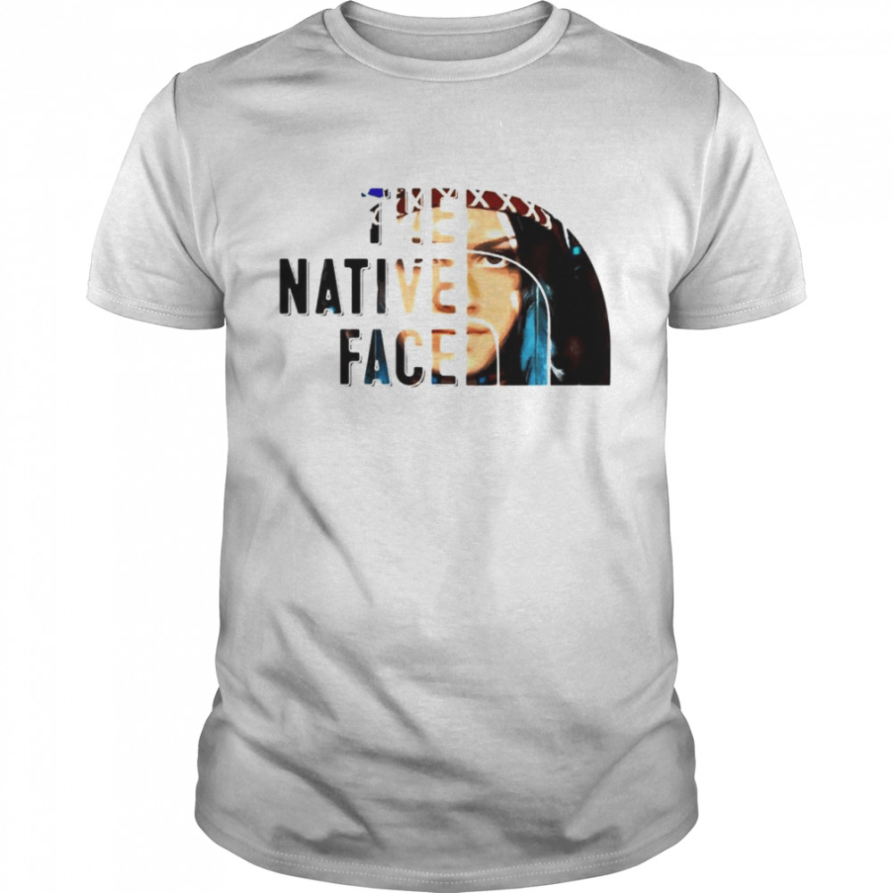 Native american the native face shirt