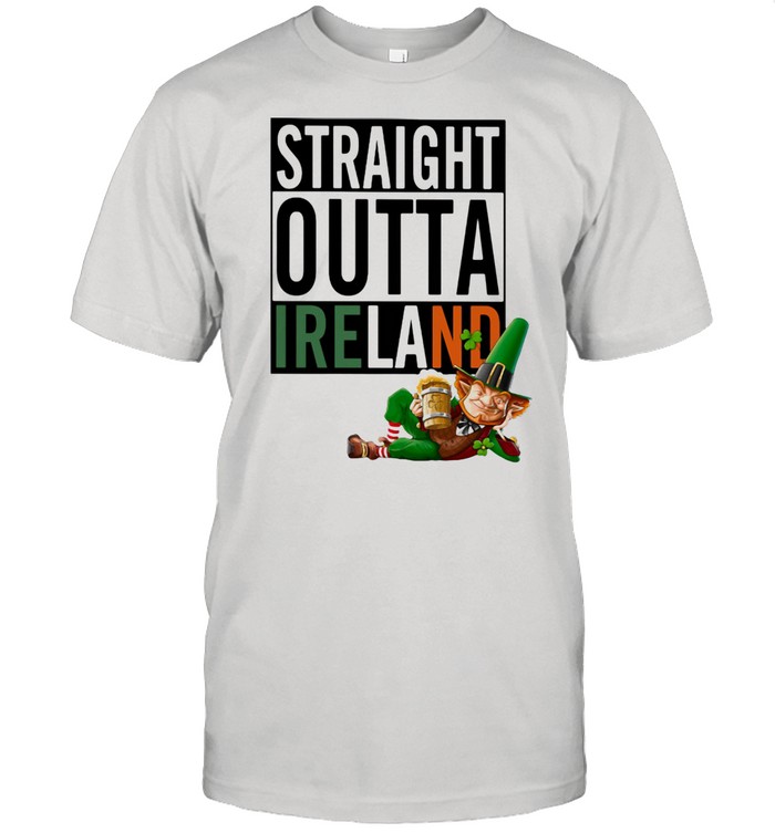 Straight Outta Ireland Irish  Classic Men's T-shirt