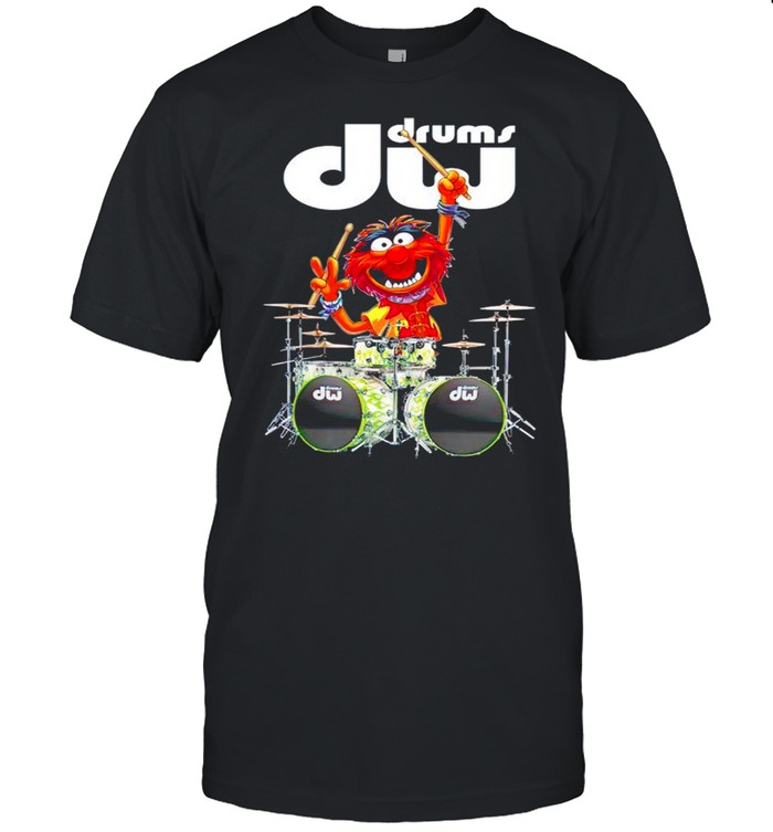 The Muppet Show animal playing Dw Drums shirt