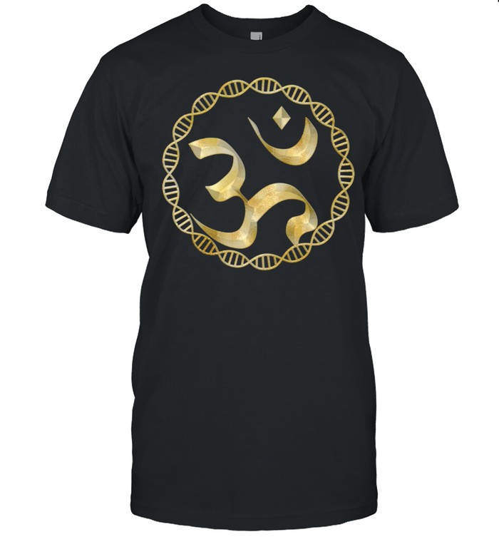 Yoga OM Symbol DNA Mandala  Classic Men's T-shirt