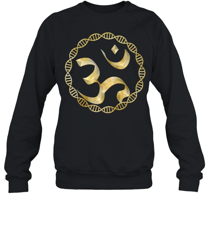 Yoga OM Symbol DNA Mandala  Unisex Sweatshirt
