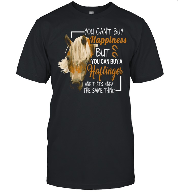 You Can't Buy Happiness But You Can Buy A Haflinger  Classic Men's T-shirt