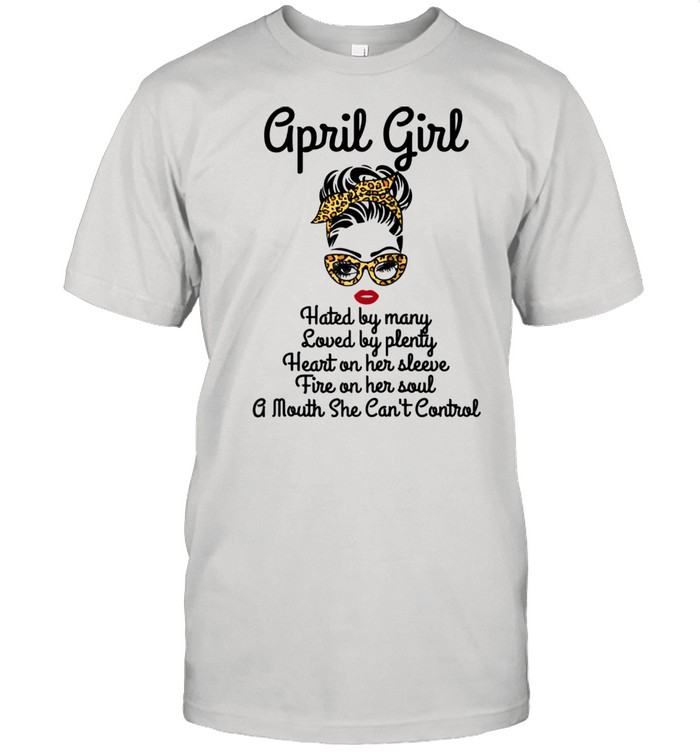 April Girl Hated By Many Face Wink Eye Hair Bandana  Classic Men's T-shirt