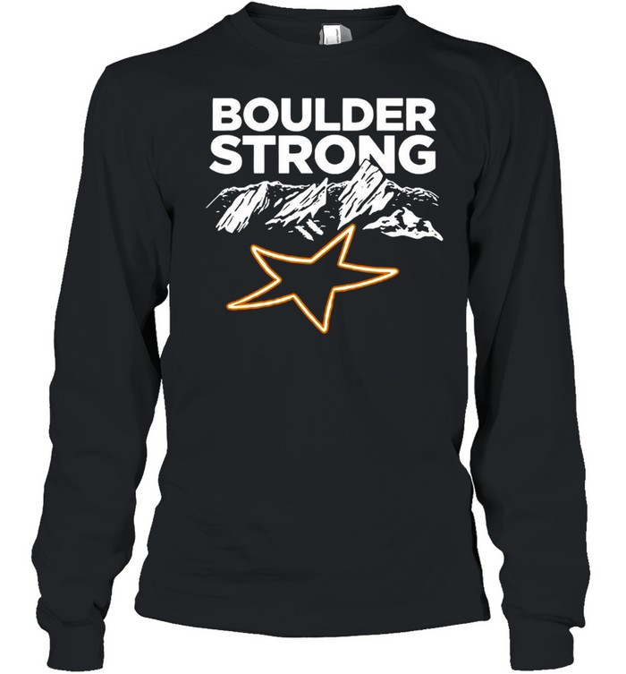 Boulder Strong Tee shirt Long Sleeved T-shirt