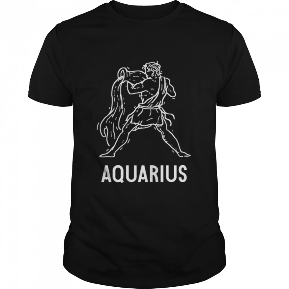 Classic Aquarius Astrology Birthday Zodiac Signs shirt