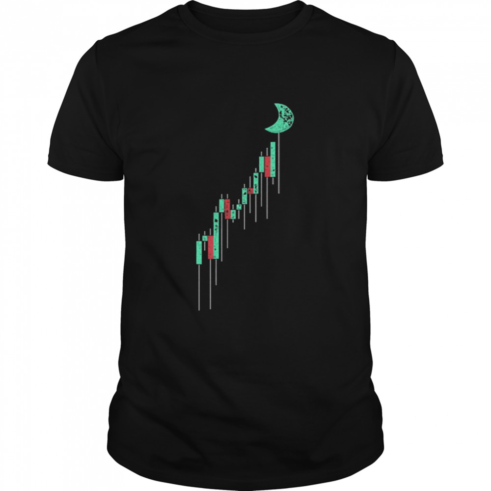 Crypto trading hodl stock chart to the moon vintage shirt