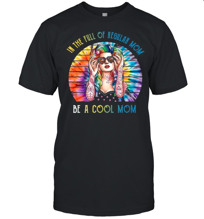 Hippie girl in the fall of regular mom be a cool mom shirt