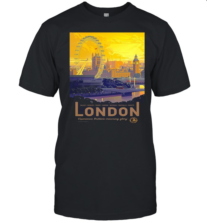 London Travel Vintage Reprint T-shirt