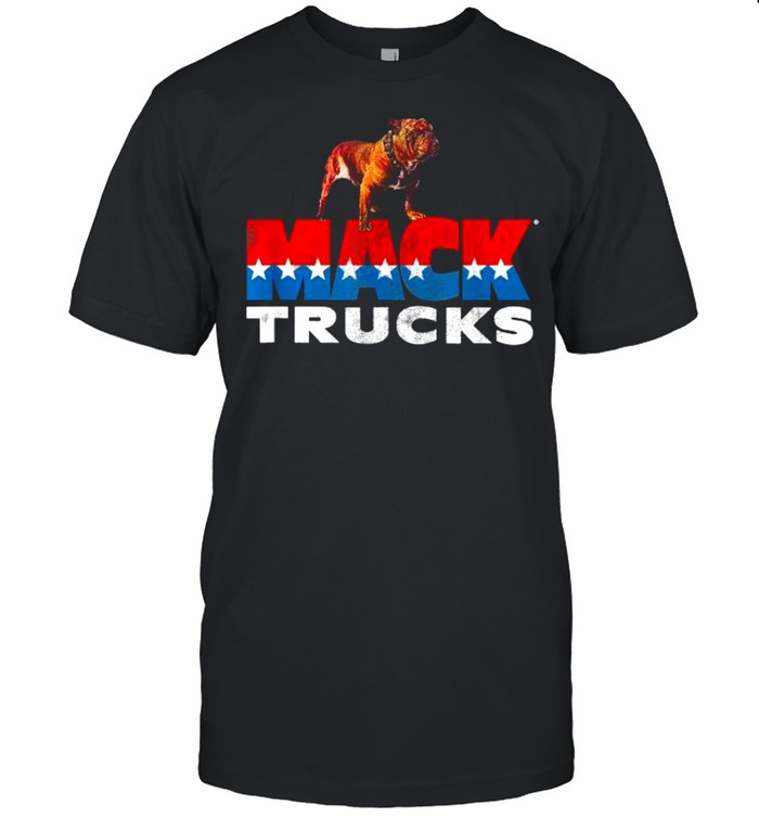Mack Trucks Retro Mack Logo Dog Election Shirt