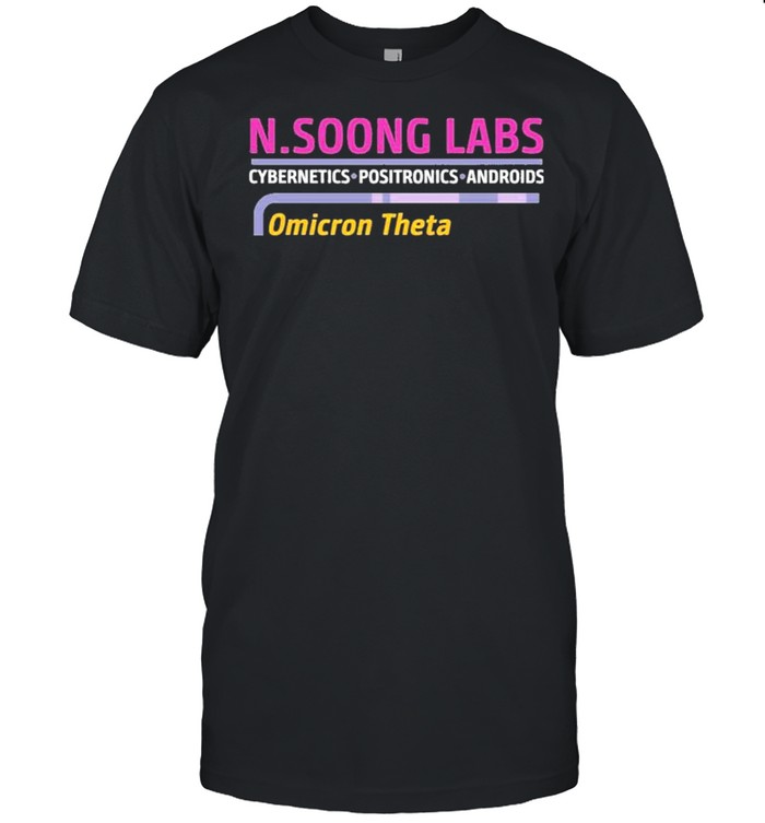 N.soong Labs Cybernetics Positronics Androids Omicron Theta  Classic Men's T-shirt
