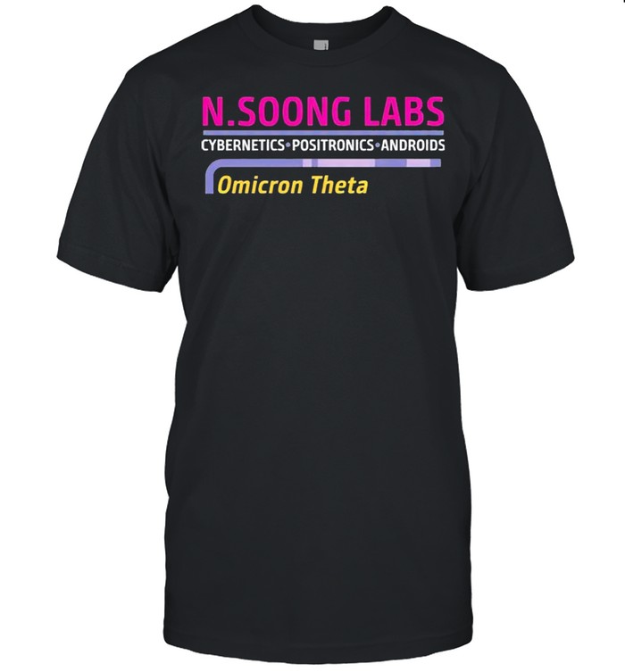 NSoong labs cybernetics positronics androids omicron theta shirt