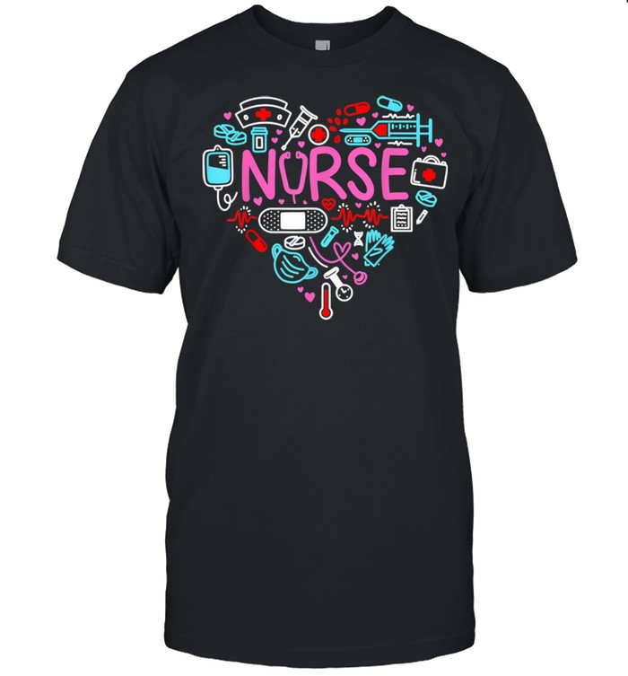 Nurse Love Nursing Student RN Life Thank You Shirt