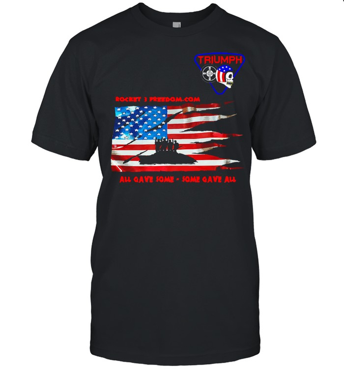Rocket Freedom American Flag shirt