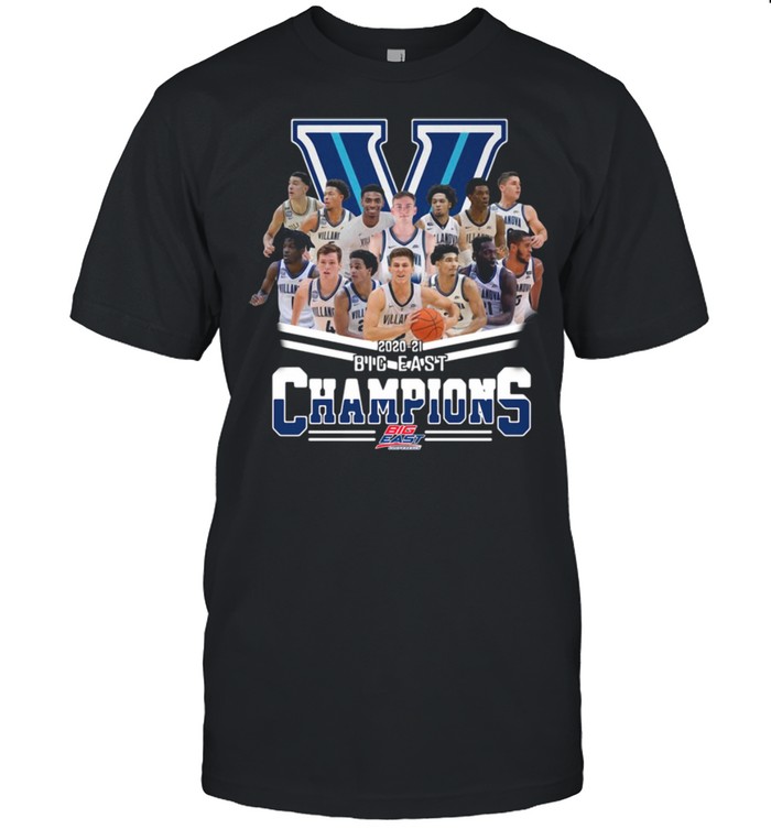 Villanova Wildcats 2020-2021 big east Champions Big East Conference shirt