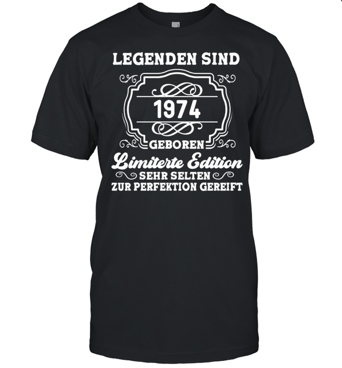 47Geburtstag Mann 47 Jahre Vintage 1974 Shirt