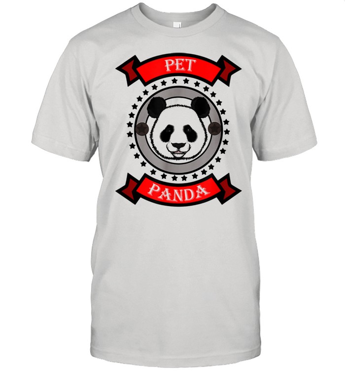 Cute Pet Panda Bear Design shirt
