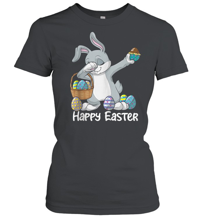 Dabbing Rabbit Easter Day Eggs Dab Boys Girls Kid Bunny  Classic Women's T-shirt