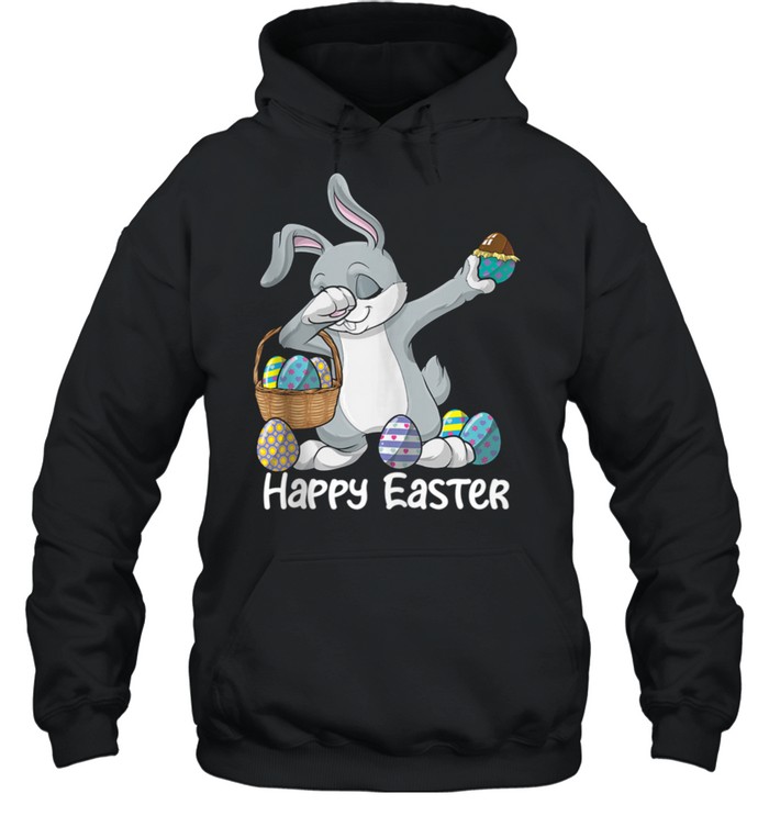 Dabbing Rabbit Easter Day Eggs Dab Boys Girls Kid Bunny  Unisex Hoodie
