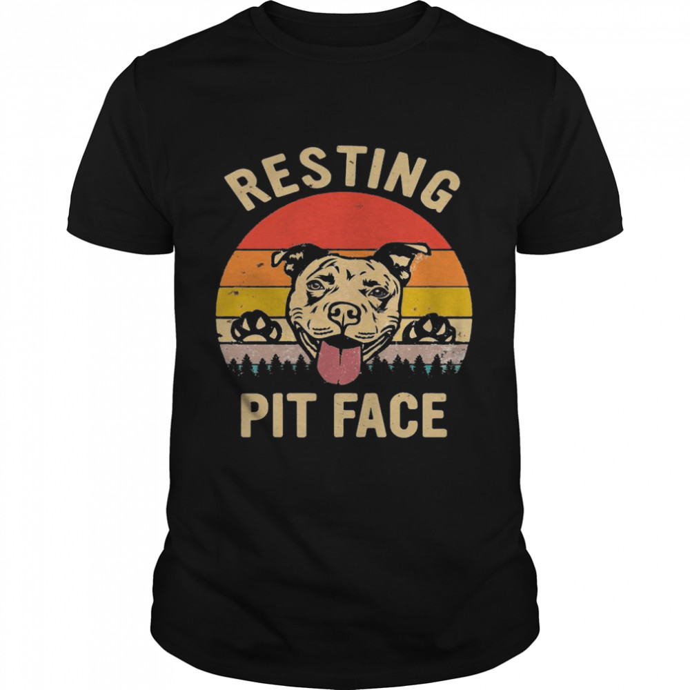 Dogs Resting Pit Face Vintage shirt