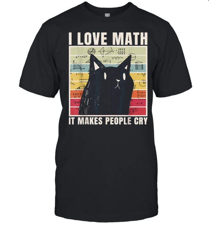 Ich liebe Mathe es bringtchen zum weinen Shirt