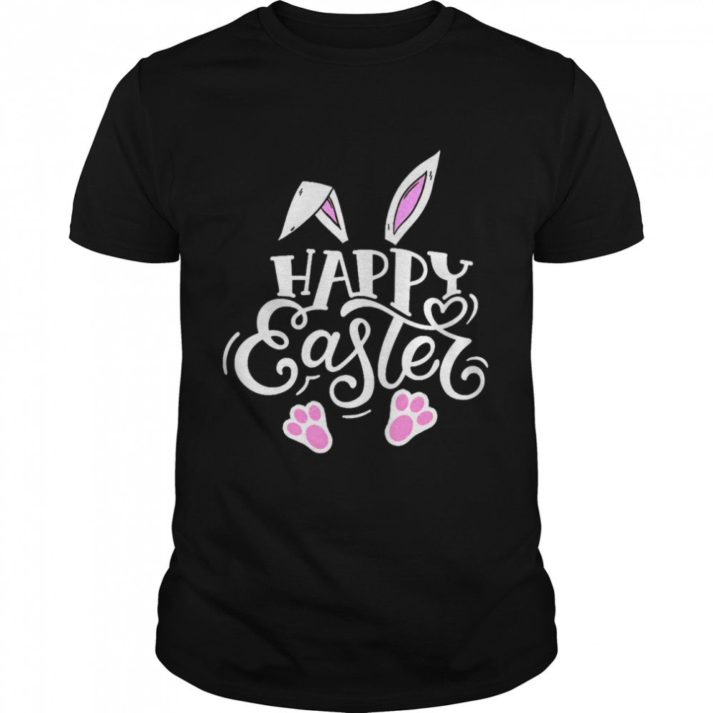 Rabbit happy easter shirt