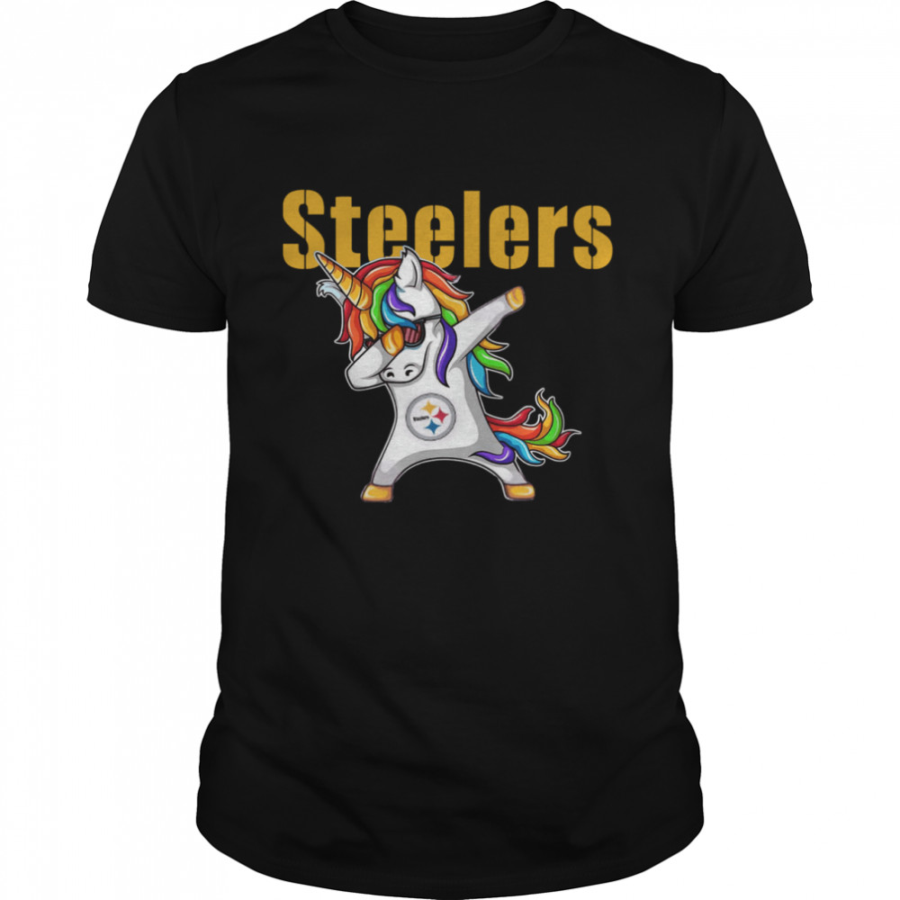 Unicorn Dabbing Pittsburgh Steelers Sports Nfl Football shirt