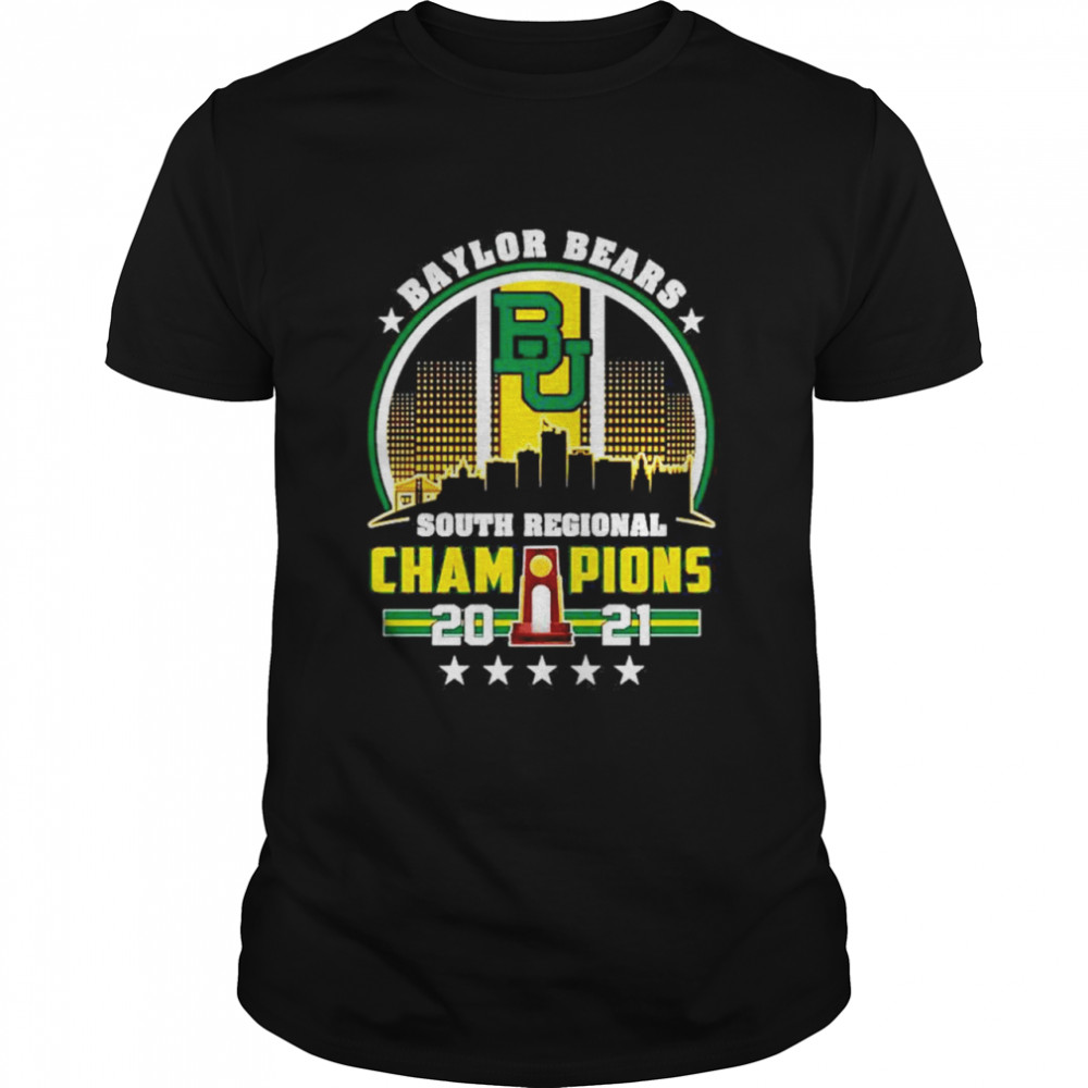 Baylor Bears south regional champions 2021 NCAA men’s basketball shirt