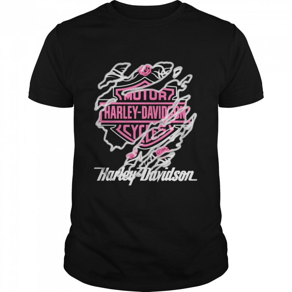 Blood Inside me Rose Motor Harley Davidson Cycles shirt