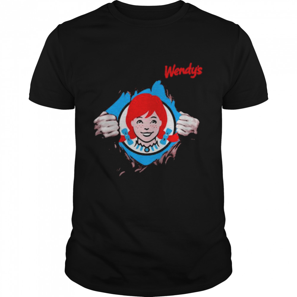 Hero Logo With Wendy’s Girl Shirt