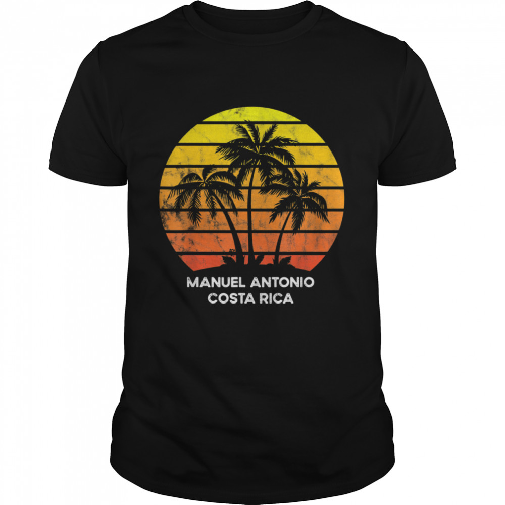 Manuel Antonio Costa Rica Beach Palm Tree for vacation shirt