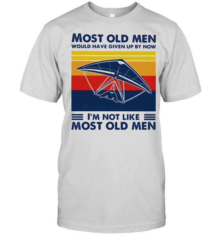 Most Old Men Would Have Given Up By Now I'm Not Like Most Old Men Skiing Vintage Shirt