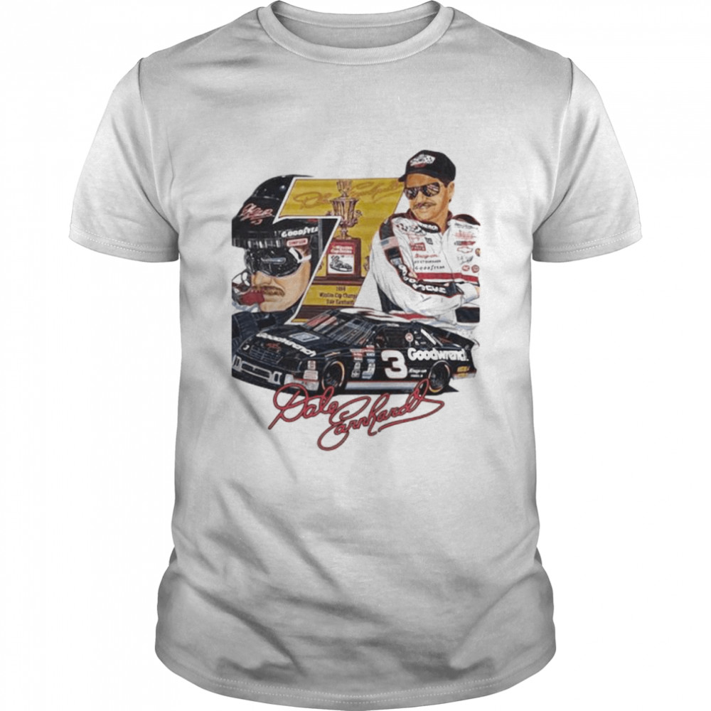Nascar Dale Earnhardt Signature  Classic Men's T-shirt