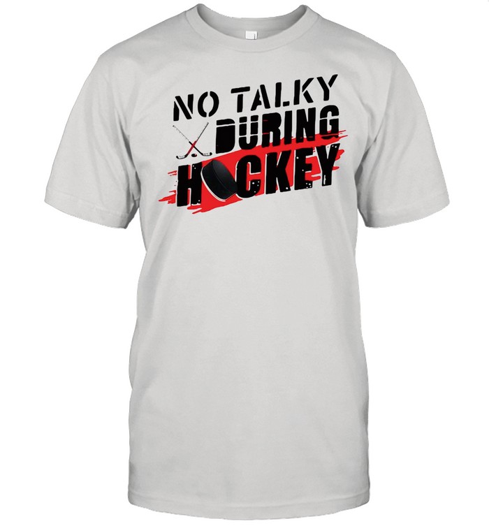 No Talky During Hockey T-shirt Classic Men's T-shirt