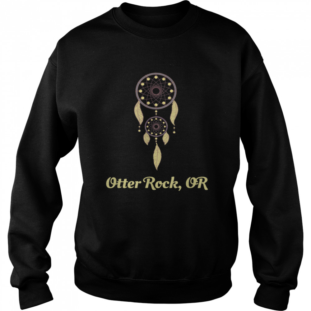 Otter Rock OR Dreamcatcher Native American Feathers  Unisex Sweatshirt
