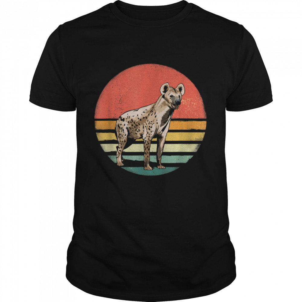 Retro Vintage Hyena Nature Hyena Shirt