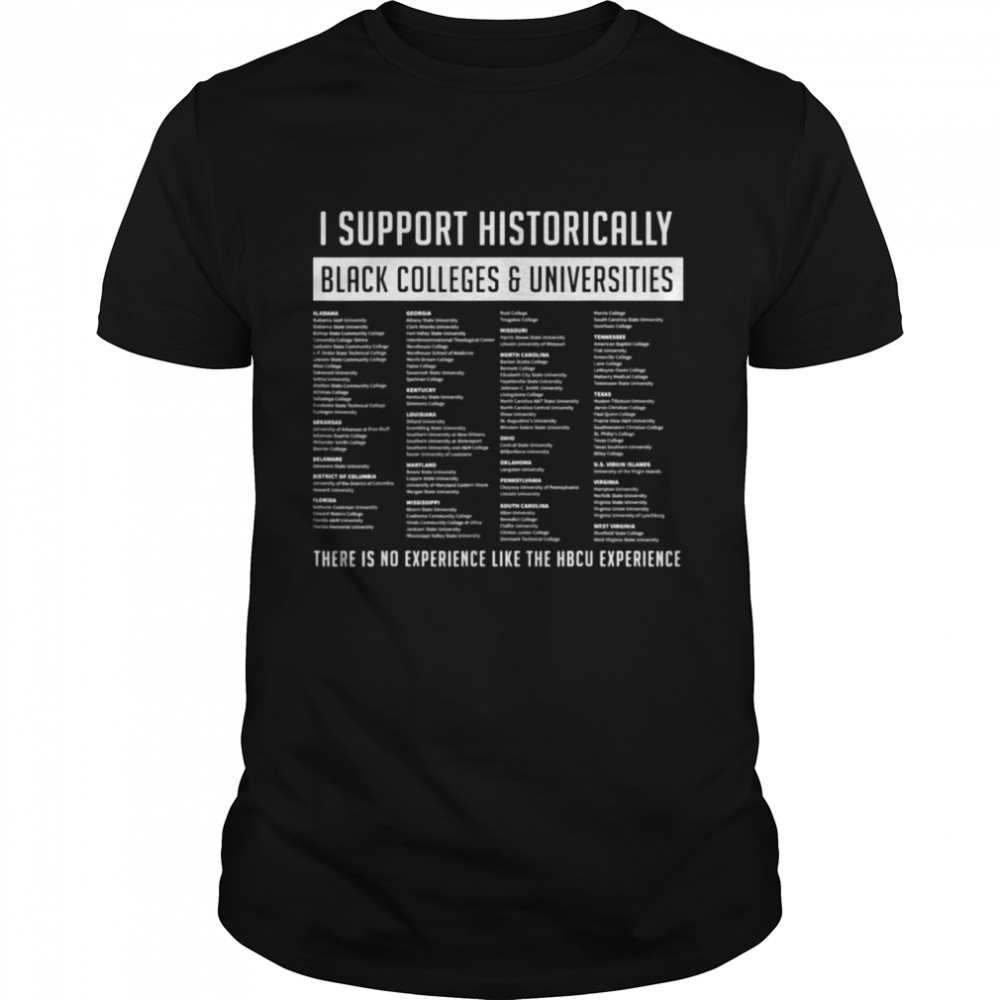 Support Hbcus List shirt Classic Men's T-shirt