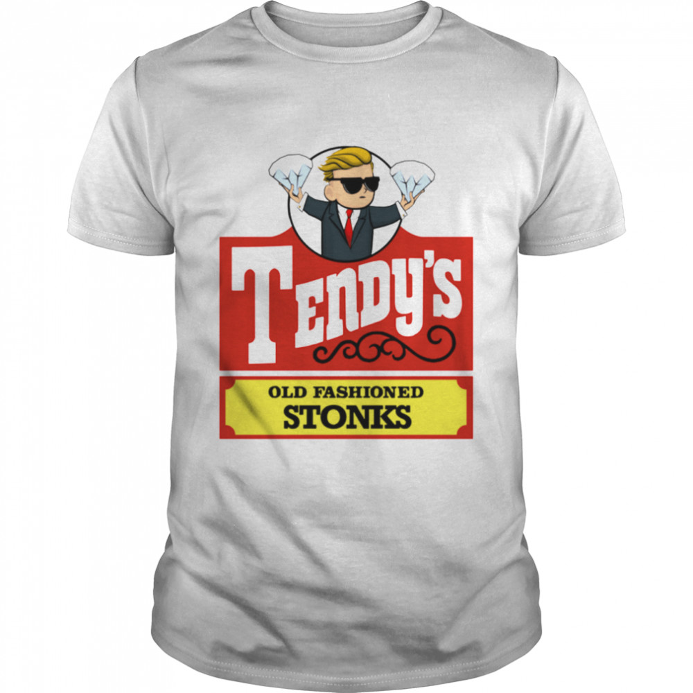 Tendys Stonks Old Fashioned Trader Investing HODL Shirt