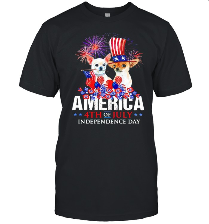 Chihuahua America 4th July Independence day shirt Classic Men's T-shirt