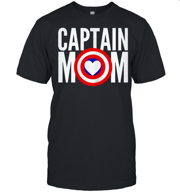 Gift Mom Birthday Captain Mom Superhero Shirt
