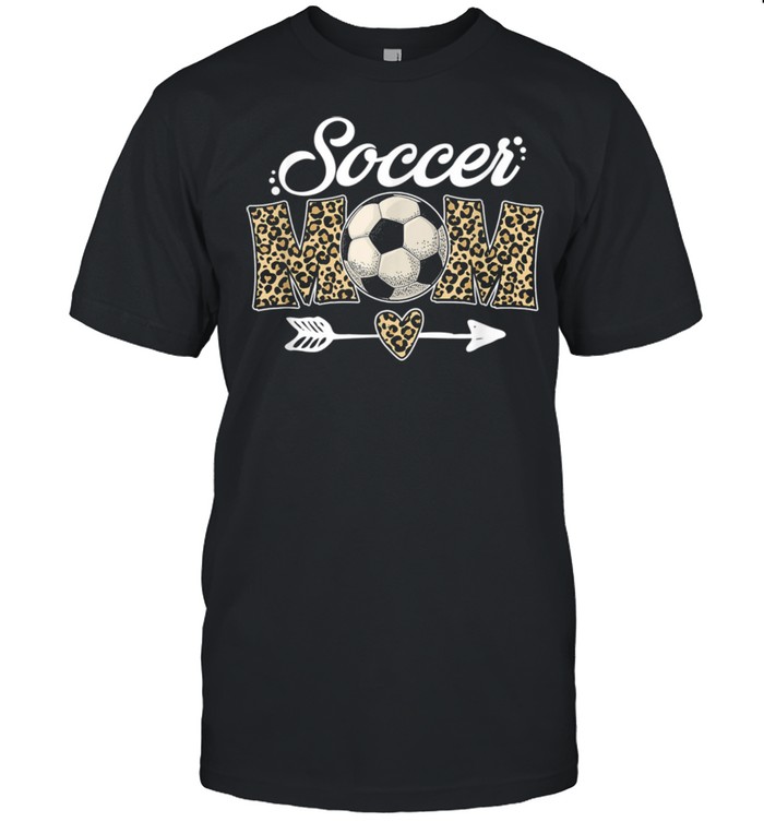 Soccer Mom Leopard Soccer Mom Mother's Day 2021 Shirt